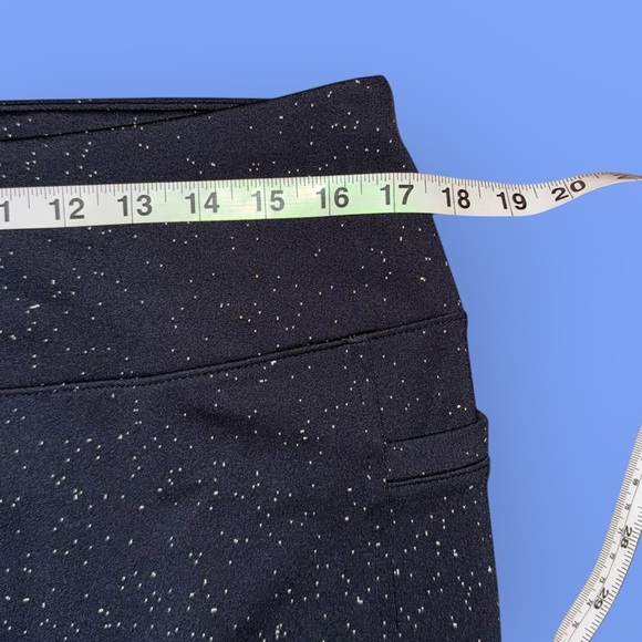 TALBOTS STARDUST (Navy / White) LEGGINGS XL Petite - Picture 4 of 10